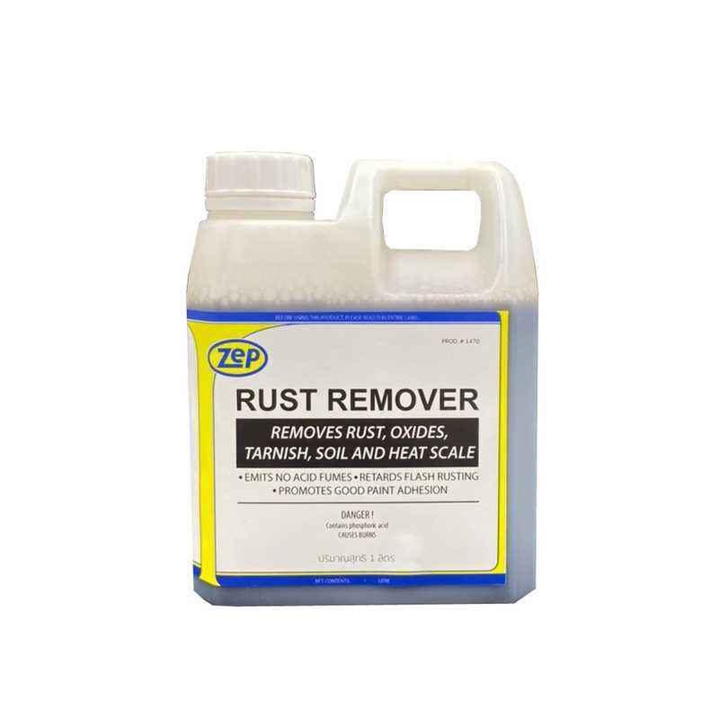 ZEP Rust Remover น้ำยากำจัดสนิมชนิดเข้มข้น ผสมน้ำได้ 4เท่า ขนาด 1 ลิตร