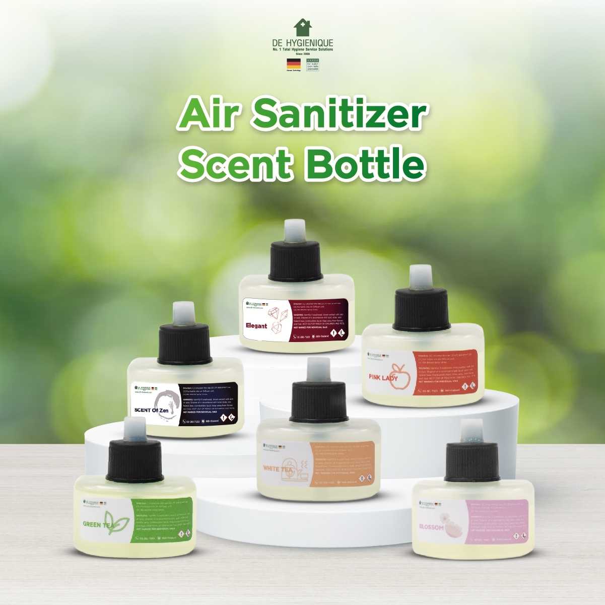 น้ำหอมปรับอากาศรีฟิล Air Sanitizer scent bottle ขนาด 120ml.