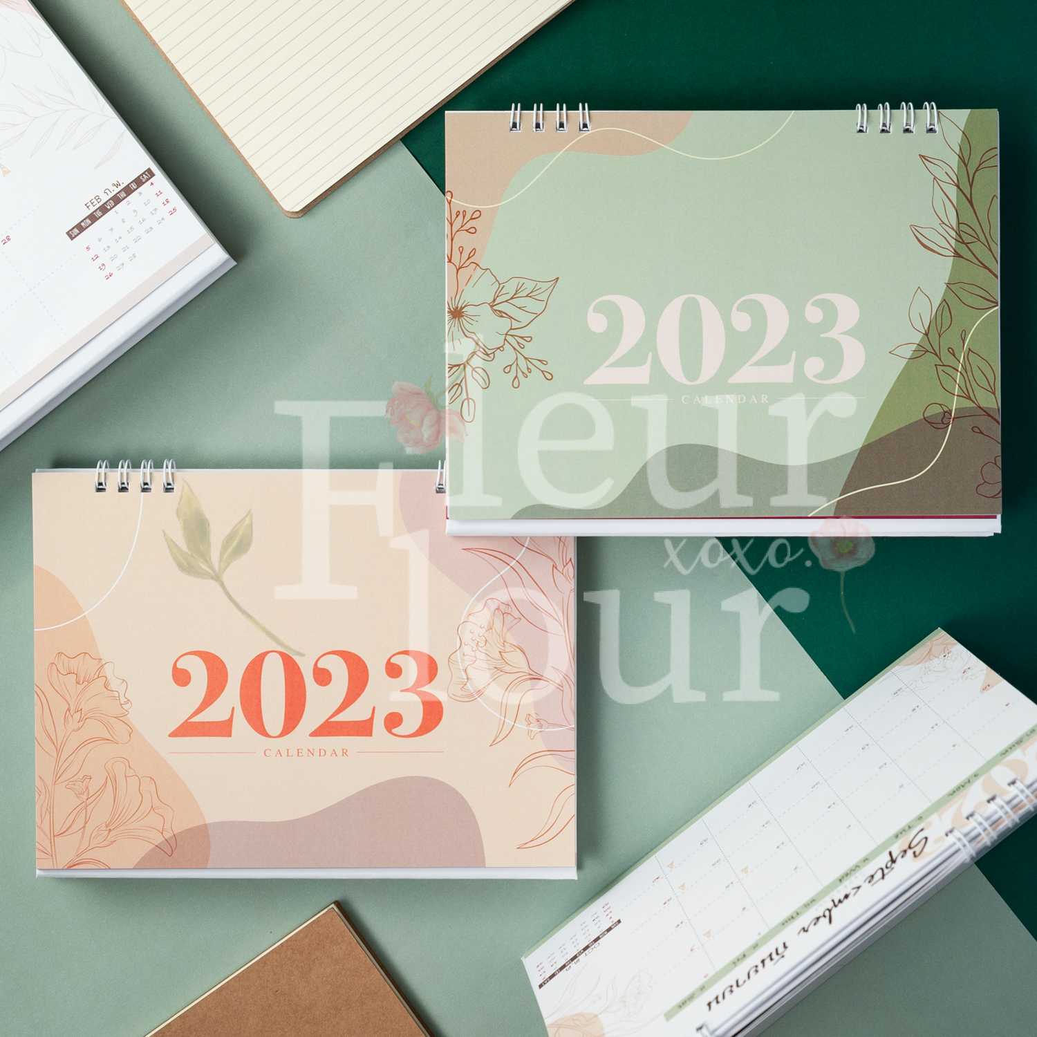 ปฏิทินตั้งโต๊ะ  2023/ 2566ปกพาสเทล  size 6x8, 9x7 นิ้ว