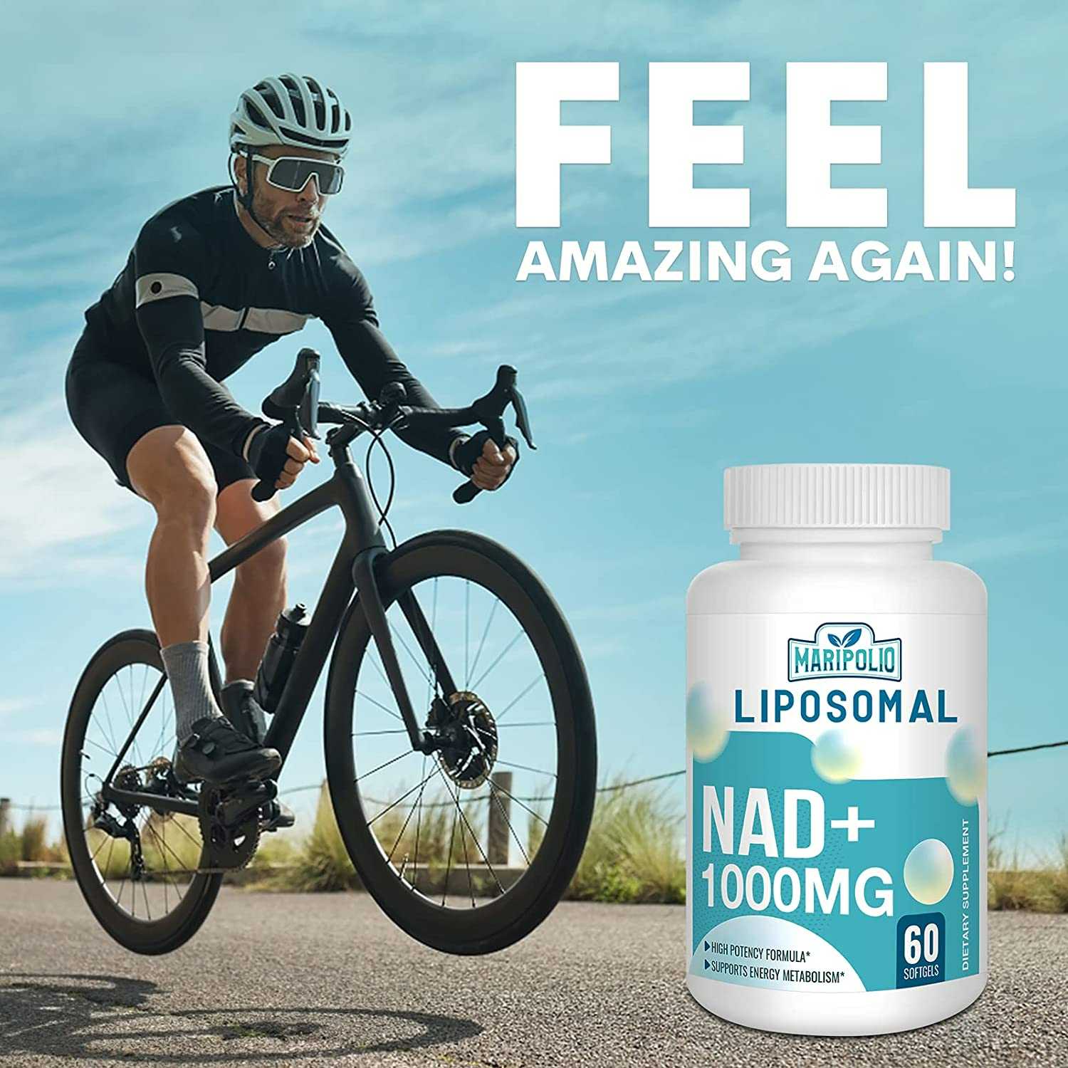Best DEAL : Liposomal NAD+ Supplement 1000 mg , Pure NAD ,  !! ยอดขายอันดับ 1