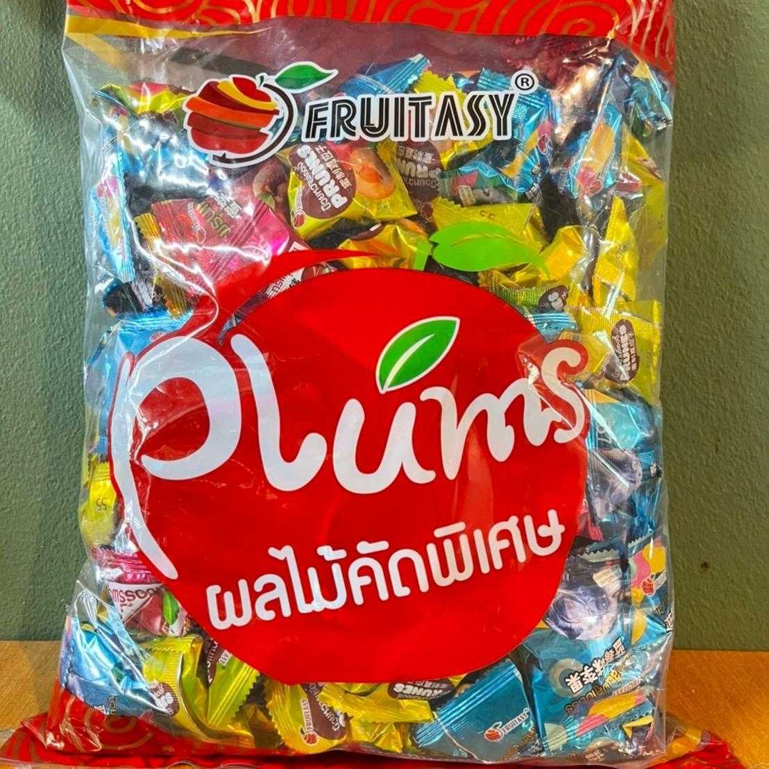 บ๊วยสดชื่น รวมรส  ตรา Fruitasy บ๊วยเชื่อม