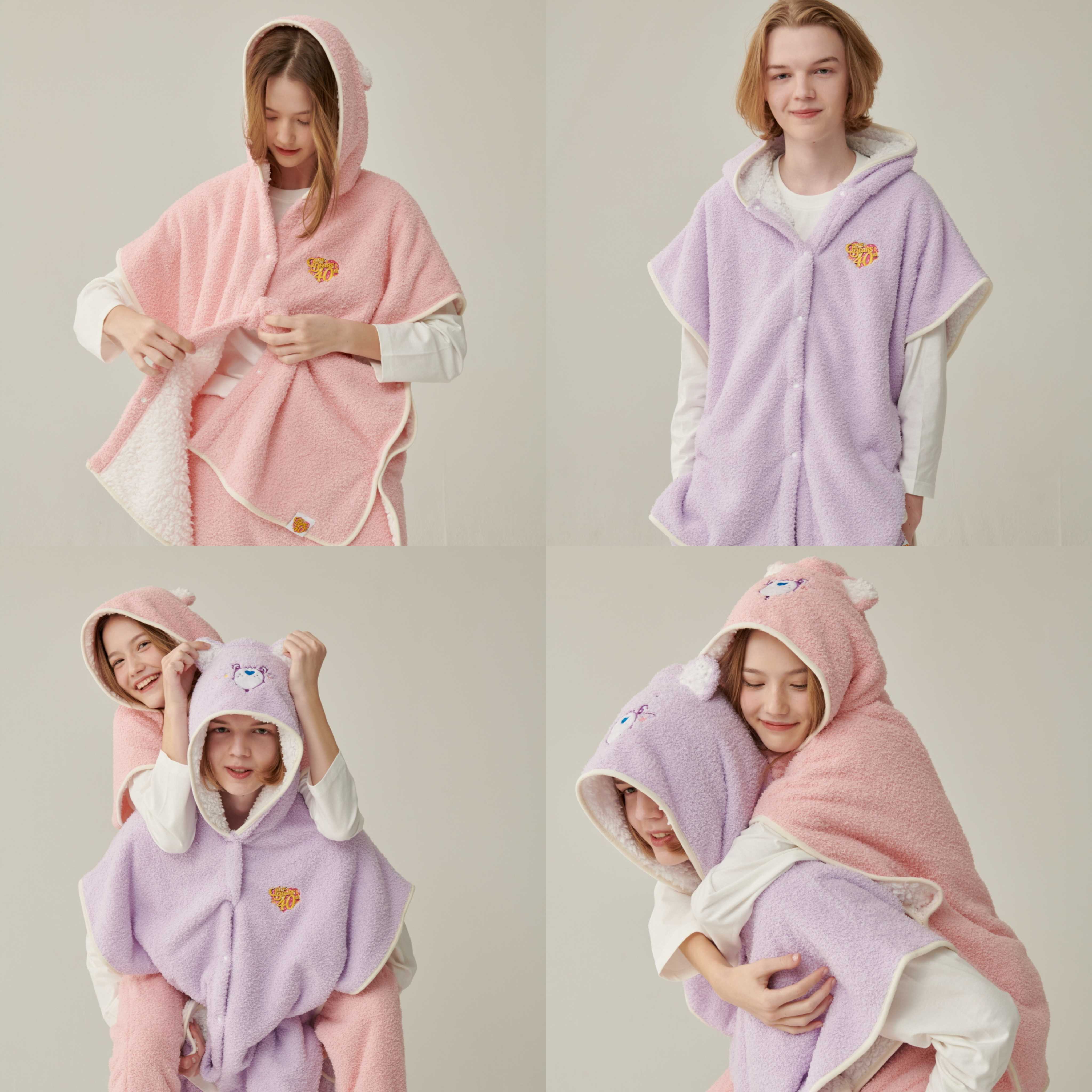 ( พร้อมส่ง ) Care Bears Burr Pajama ผ้าคลุม