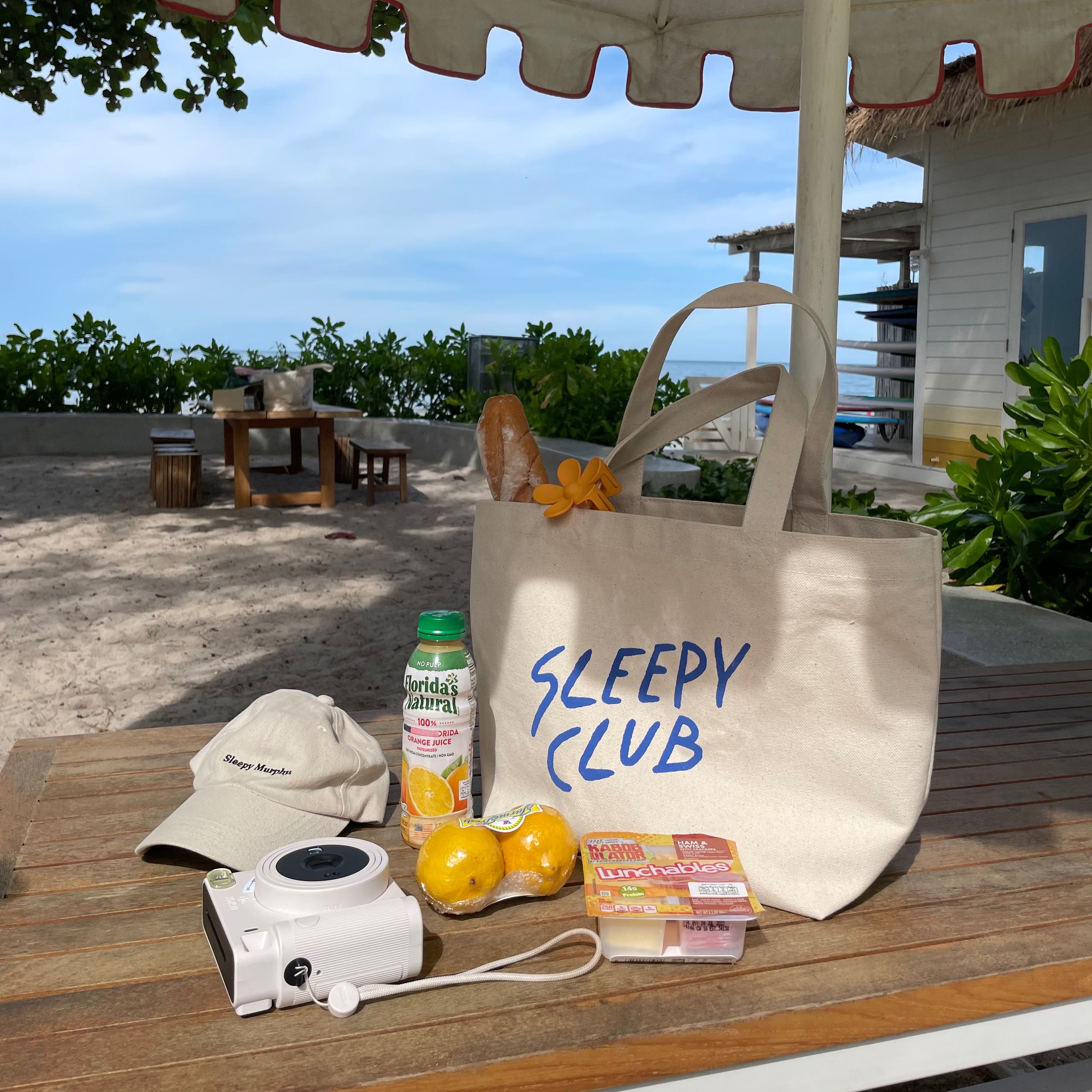 Sleepy Club Tote Bag ถุงผ้าสกรีนลาย