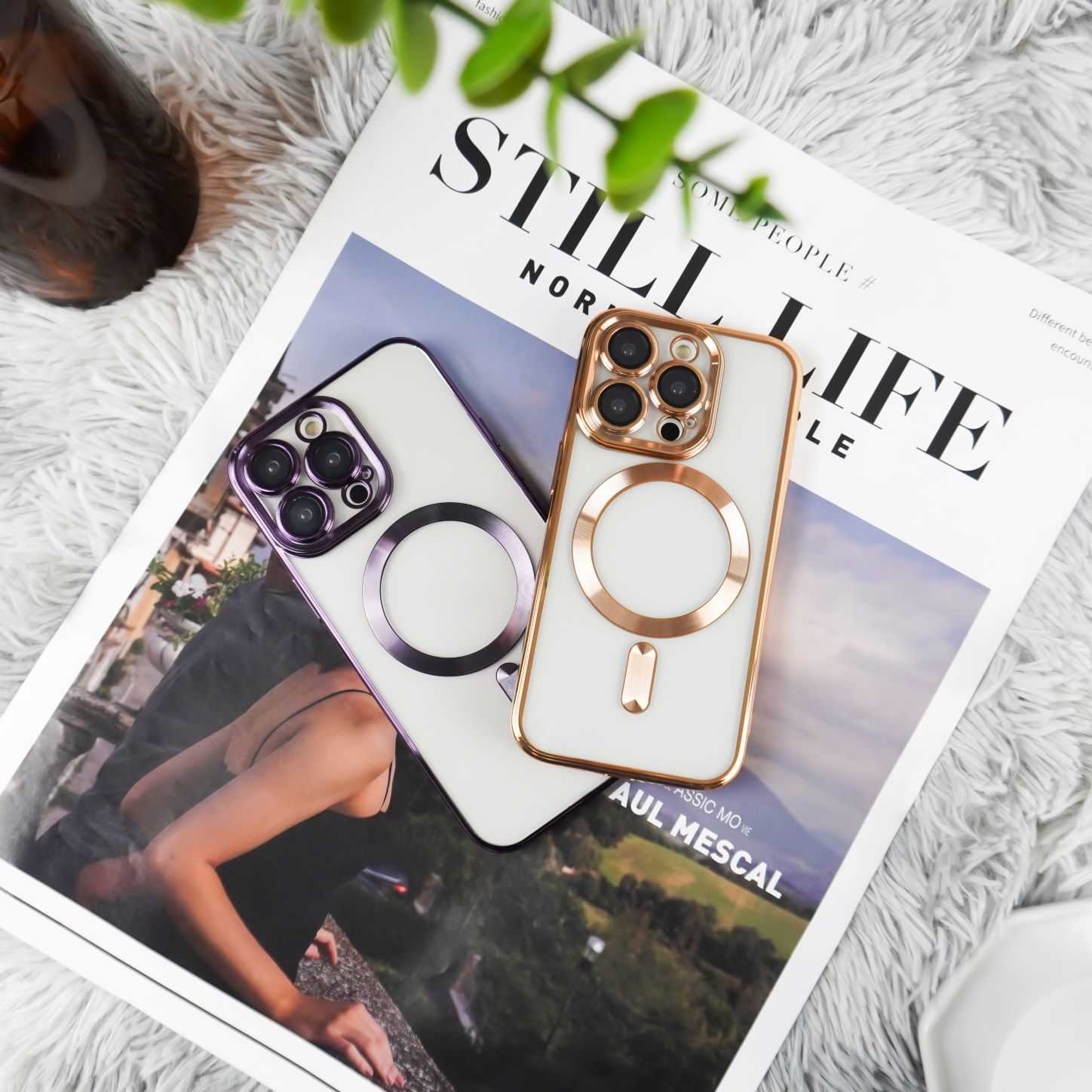 CaseiPhone Magsafe เคสไอโฟน เคสชาร์จไร้สาย คลุมเลนส์กล้อง สำหรับ iPhone14/14Pro/14ProMax/13ProMax