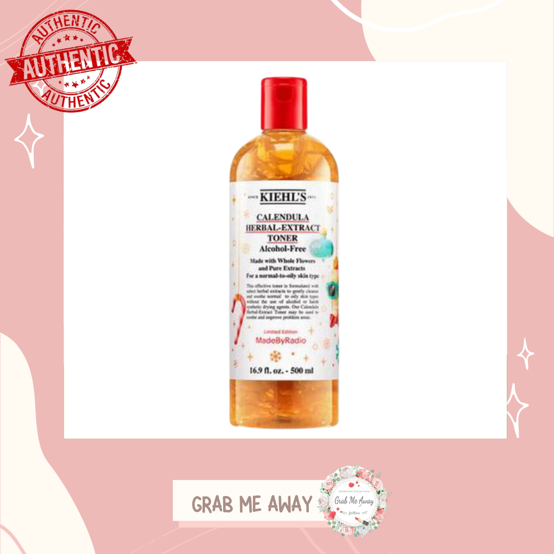 Kiehl's Calendula Herbal Extract Toner Alcohol-Free  75 ml/  250 ml/ 500 ml แพคเกจลิมิเต็ด