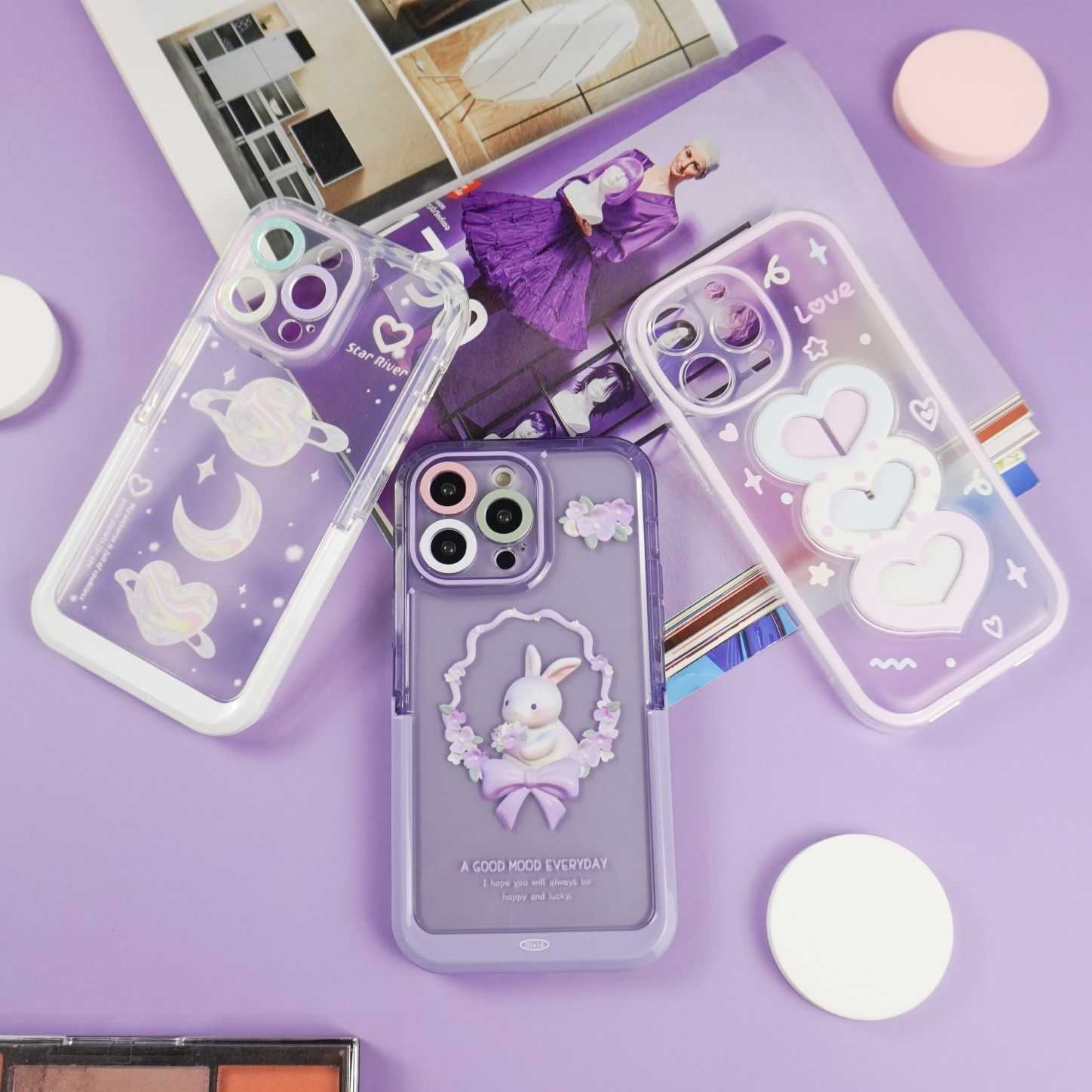 CaseiPhone City Dog เคสไอโฟน เคสคลุมเลนส์กล้อง มีขาตั้งในตัว สำหรับ iPhone11/14Pro/14ProMax