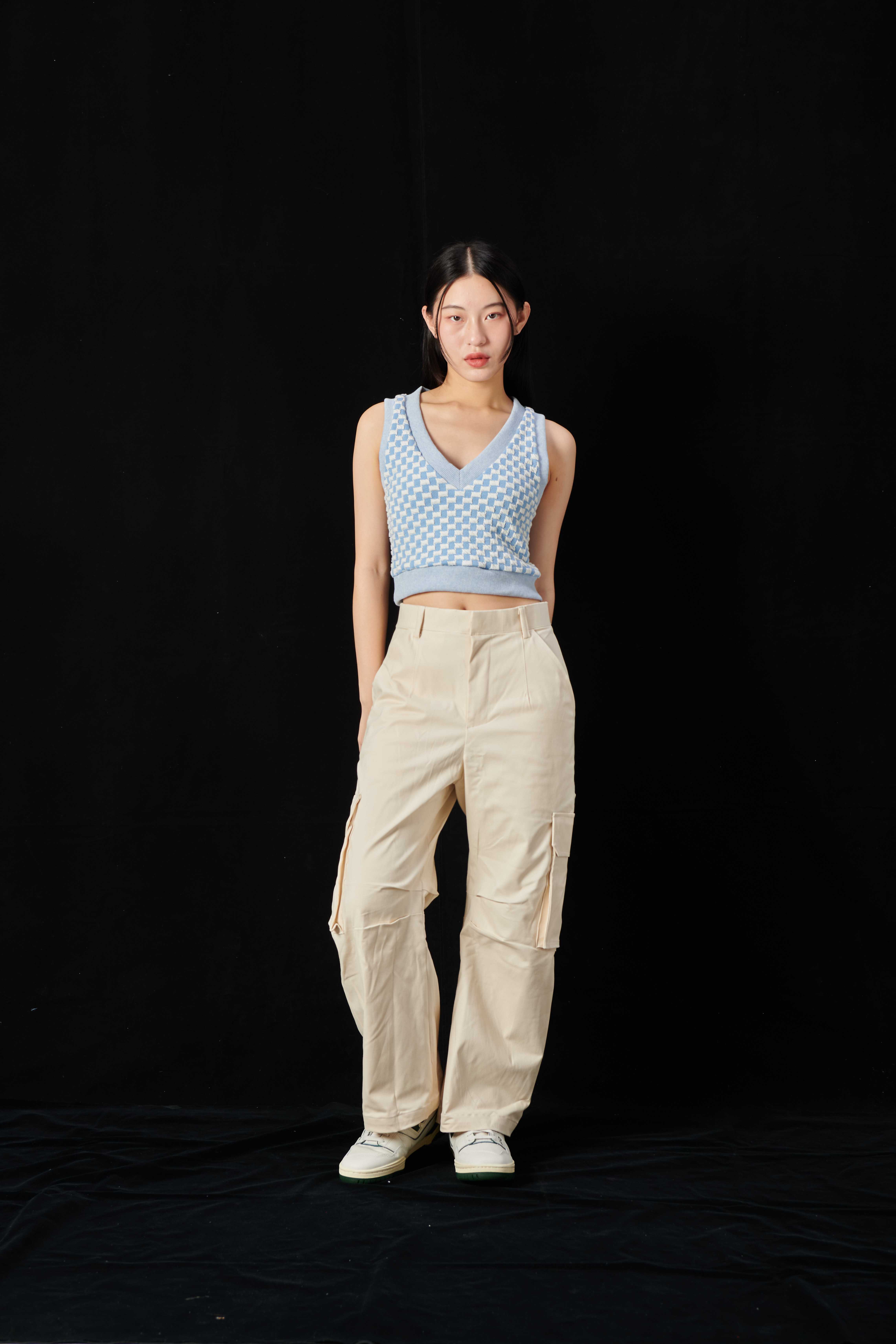 Utility Cargo Pants - Cream