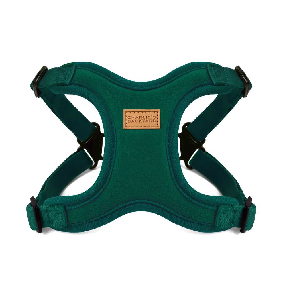 Charlie's Backyard NEW COMFORT HARNESS / GREEN