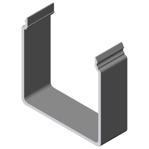 Conduit Profile U 60x60 E - 7.0.002.91