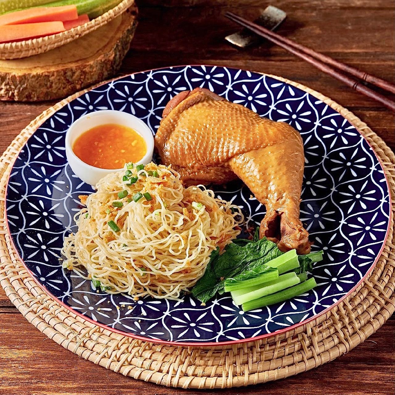 บะหมี่น่องไก่แรมโบ้ (Grab express) 