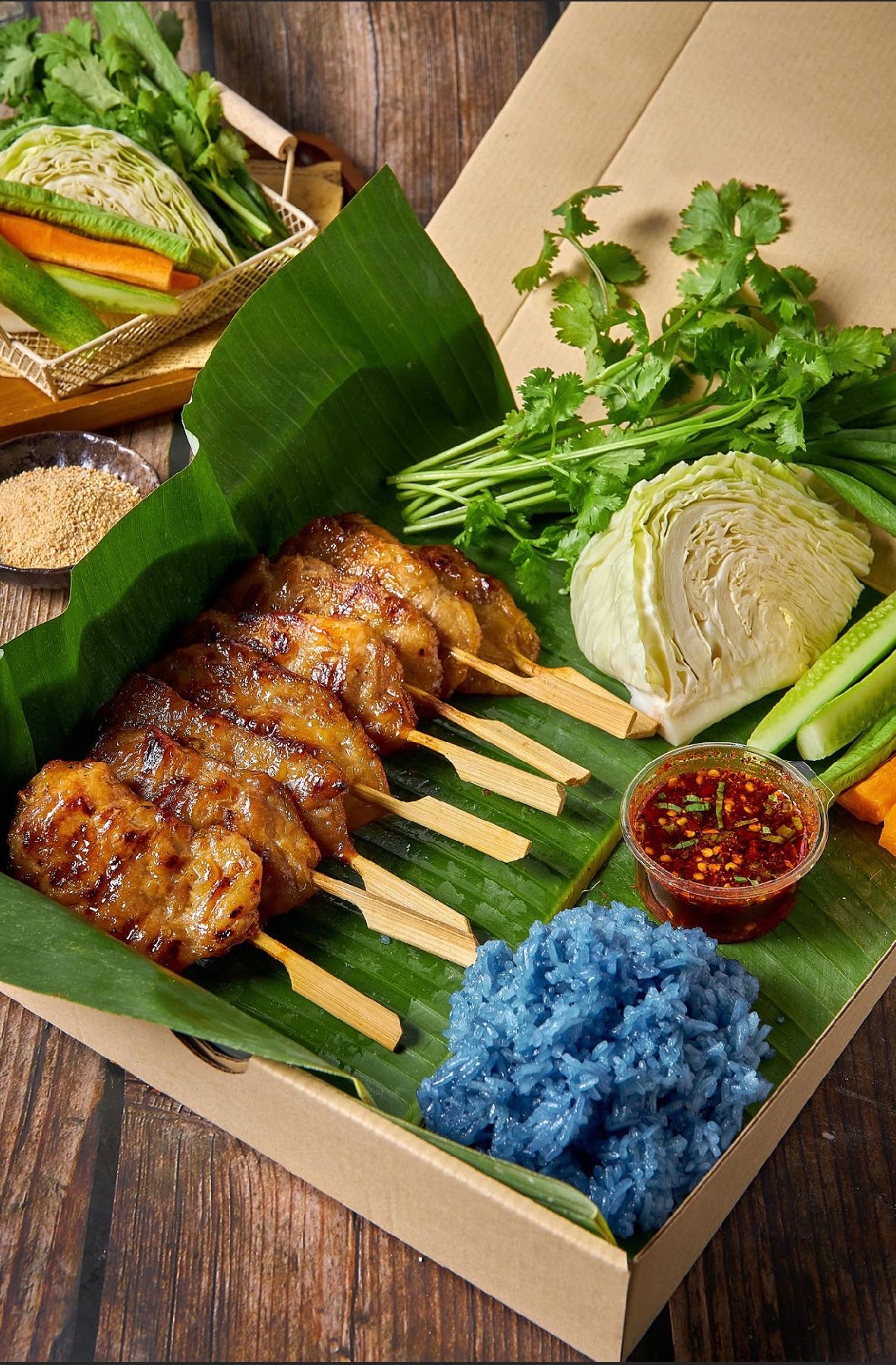 ชุดหมูปิ้ง S  (Grab express only) 