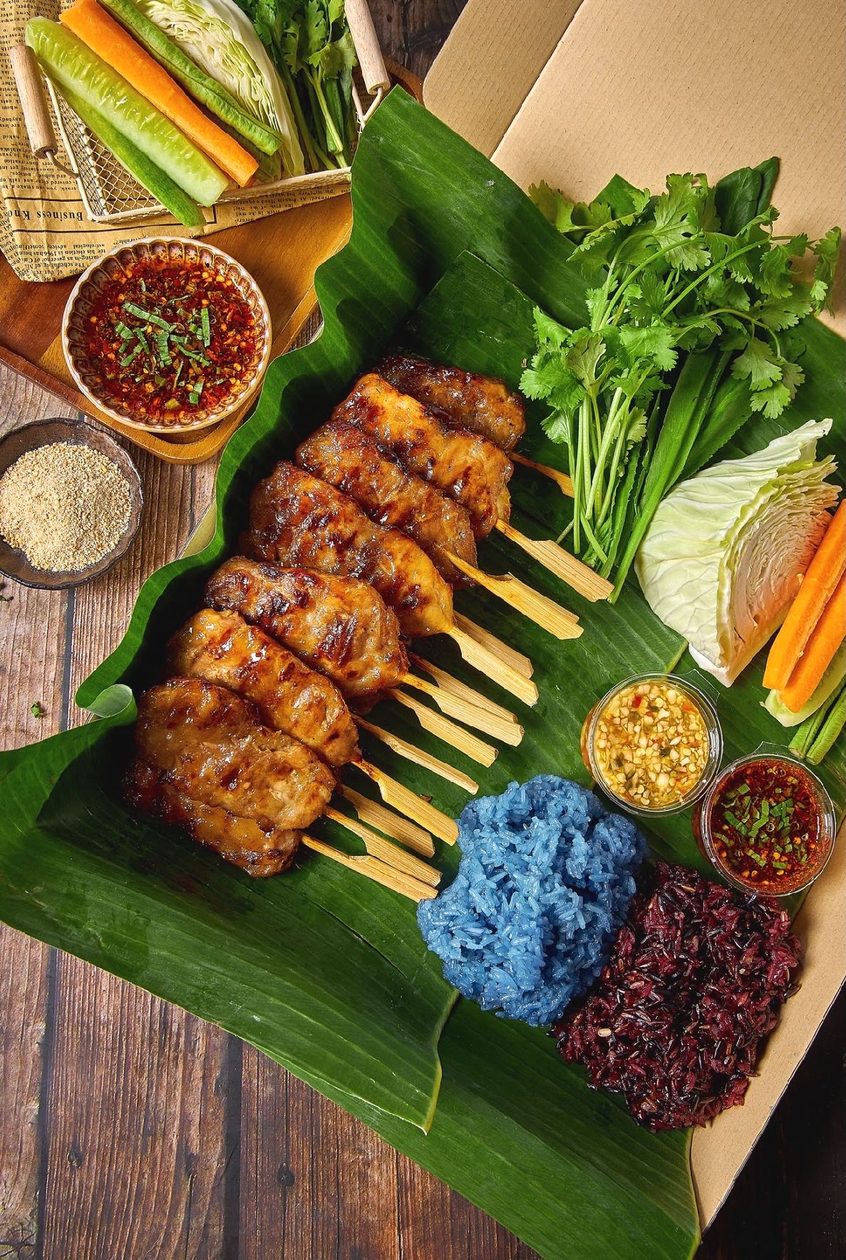 ชุดหมูปิ้ง M (Grab express only)