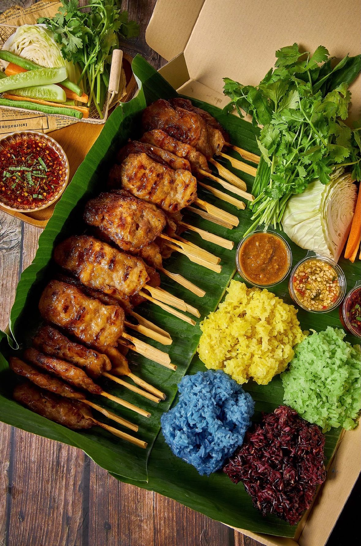 ชุดหมูปิ้ง L (Grab express only)