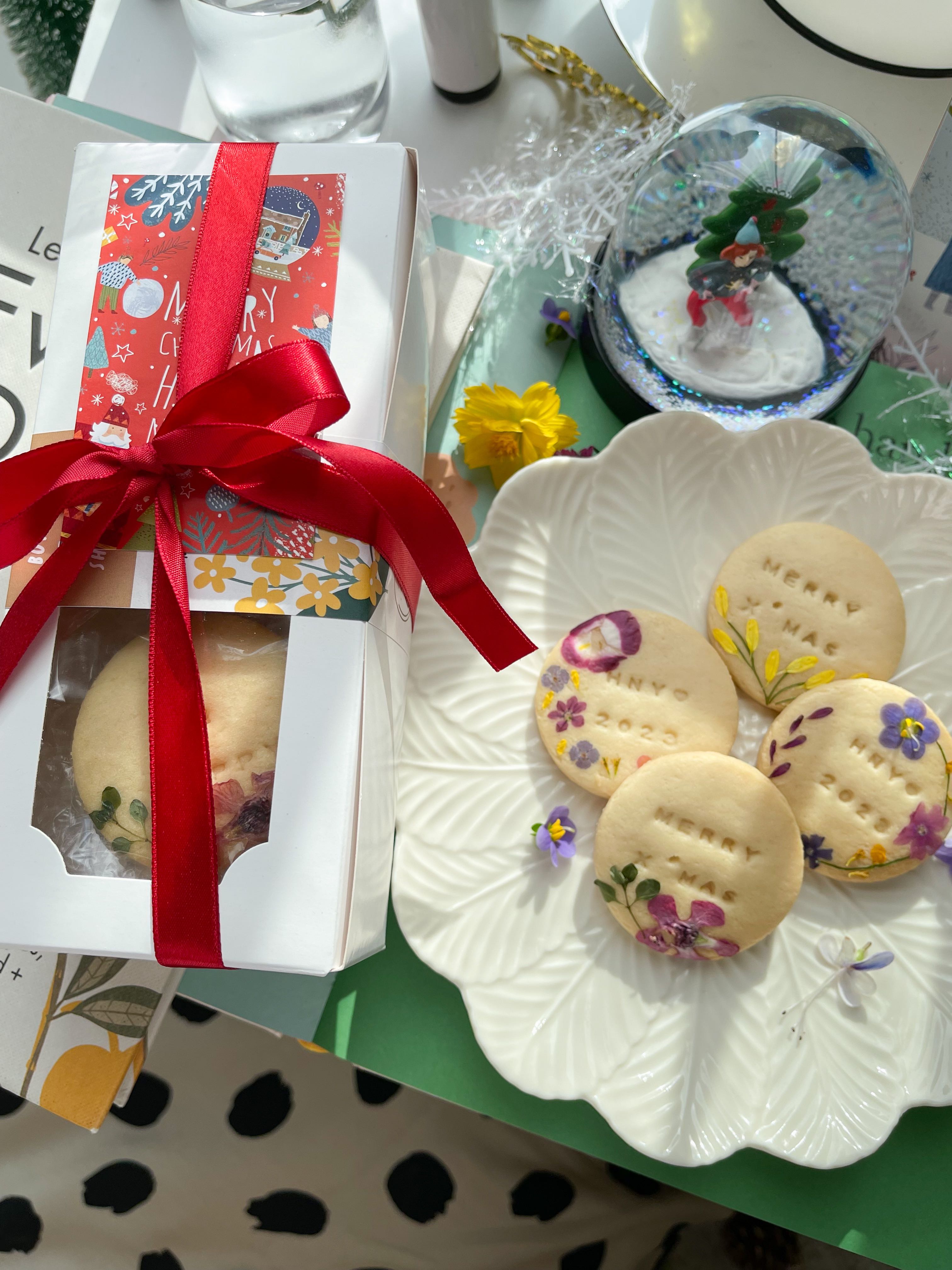 Botanical cookie festive set