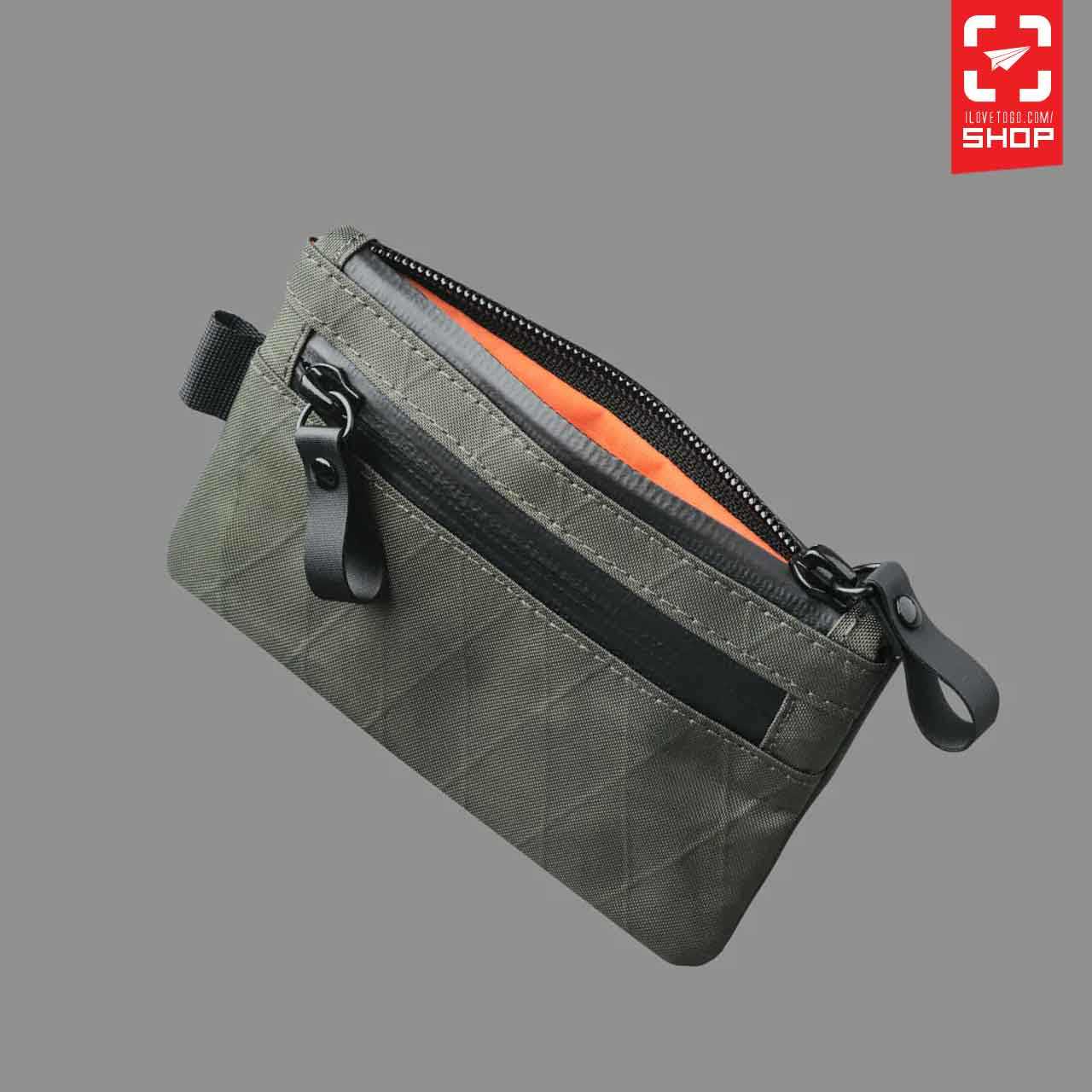 กระเป๋า Alpaka - Zip Pouch สี X-PAC Dark Green