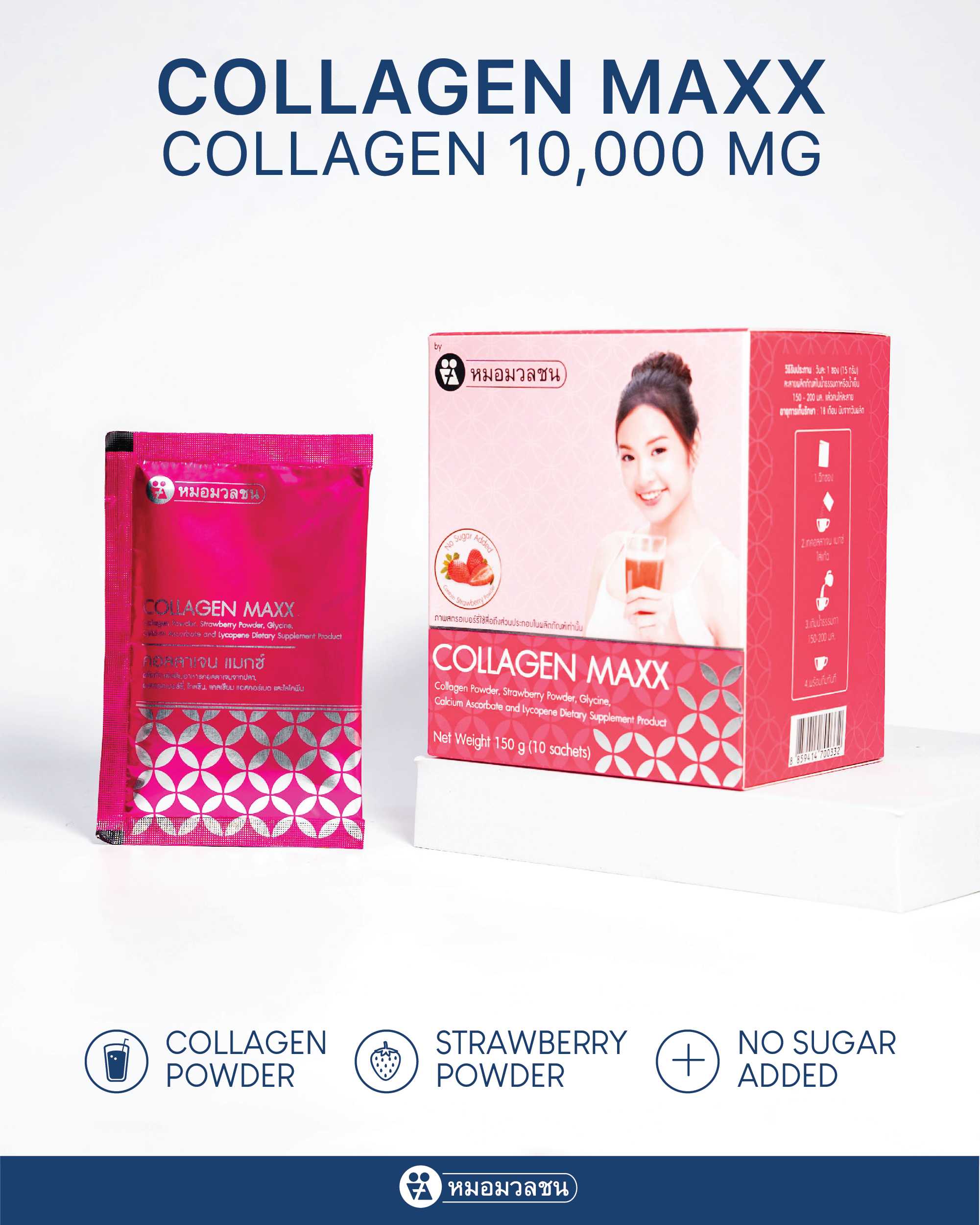 คอลลาเจน แมกซ์ Collagen Maxx โปรโมชั่นซื้อ 4 กล่องราคาพิเศษ