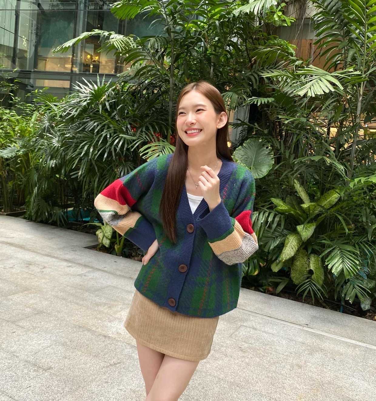 พร้อมส่ง(C7930)✨🎄🧸🏴󠁧󠁢󠁥󠁮󠁧󠁿London cardigan เสื้อคลุมคาดิแกนไหมพรม ลายกราฟฟิคสลับหลายสี