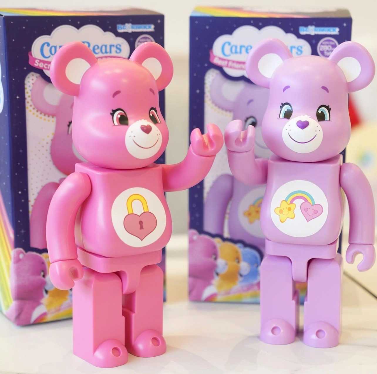 Be@rbrick Care Bears Best Friend & Secret Bear 400%