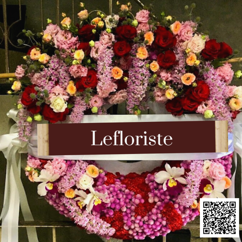 พวงหรีด พวงมาลา ดอกไม้สด Elegant Tribute 42.1