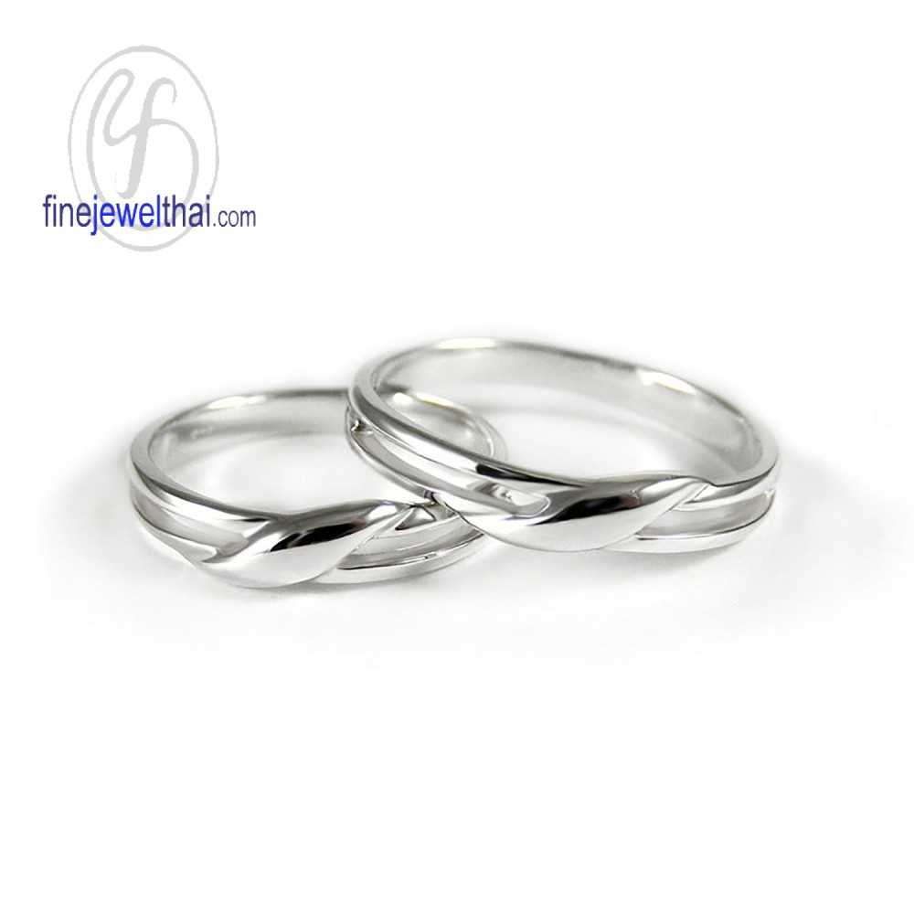 Finejewelthai-แหวนคู่-แหวนเงิน-เงินแท้-แหวนแต่งงาน-RC124600