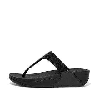FITFLOP Women's LULU Crystal -Black [W] NEA รุ่นฮิต รองเท้าแตะ ฟิตฟลอป ผู้หญิง แท้ EC5