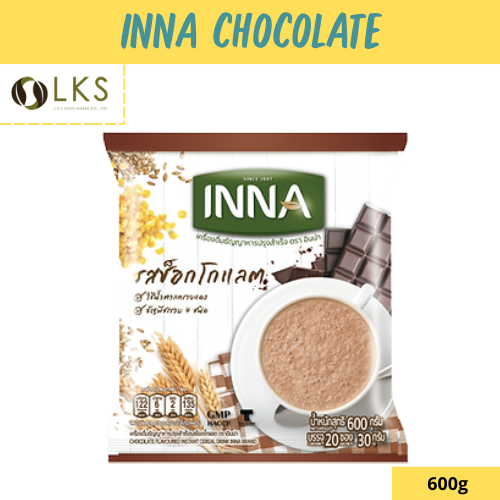 Inna Chocolate เครื่องดื่มธัญญาหารปรุงสำเร็จ รสช็อกโกแลต 600g (30g x 20 sachet)