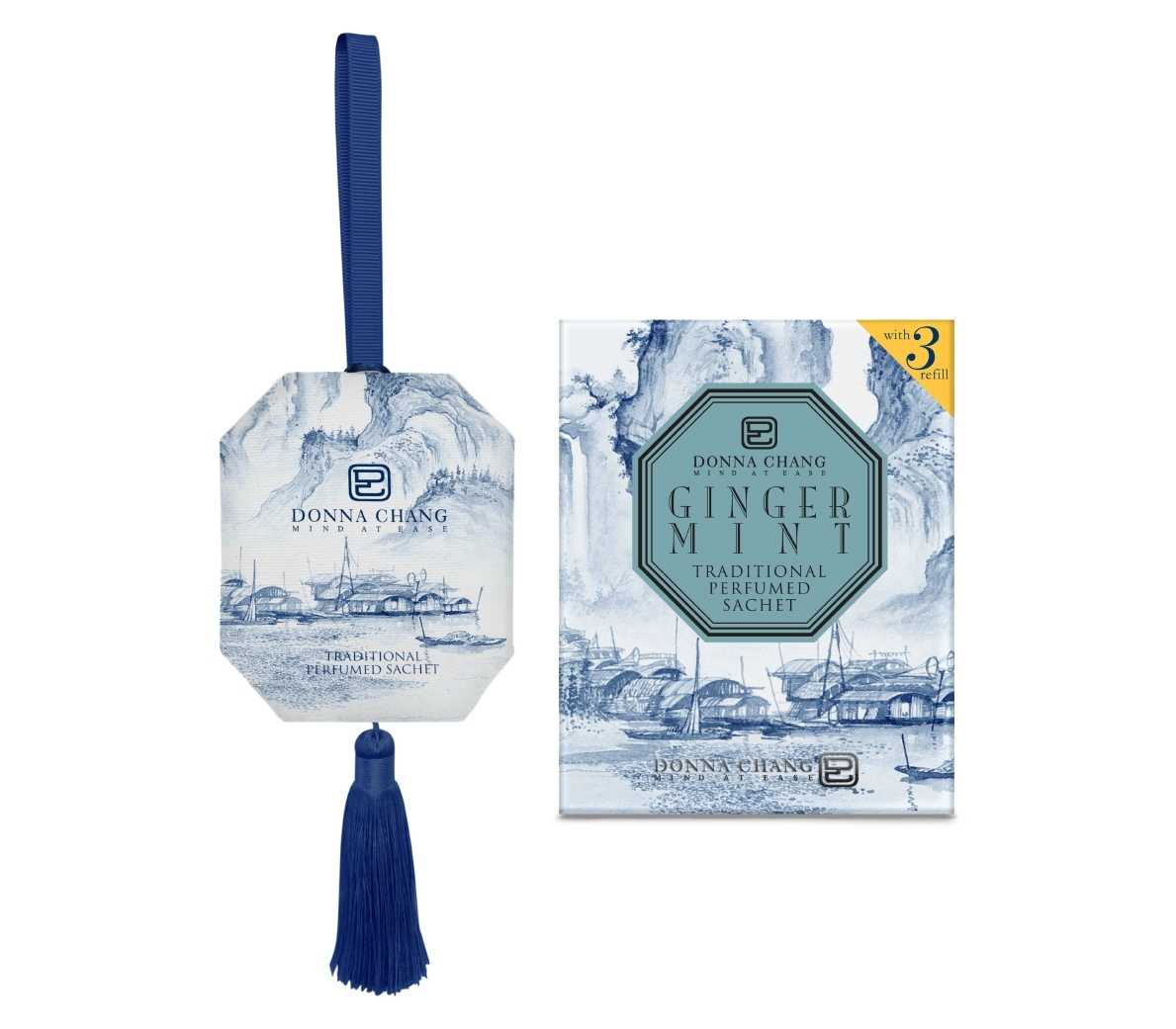 GINGER MINT PERFUMED SACHET 60 G.