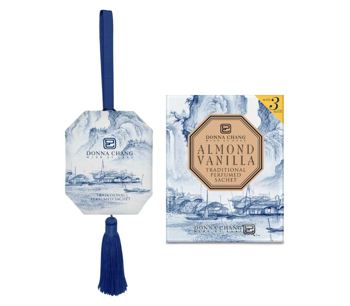 ALMOND VANILLA PERFUMED SACHET 60 G.