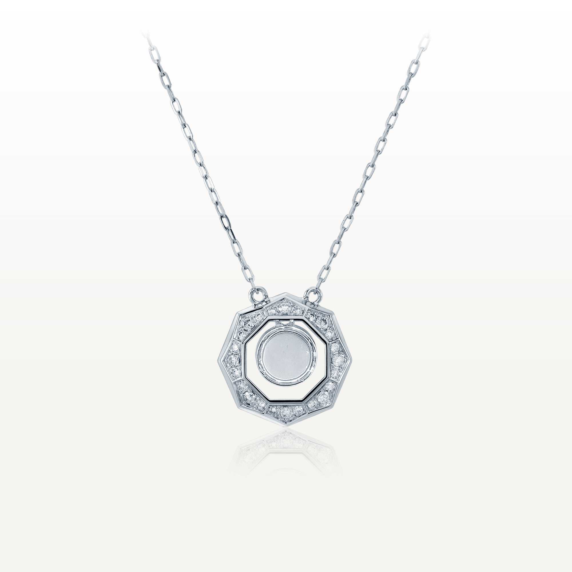 The Facet Mother of Pearl Necklace TF-N05