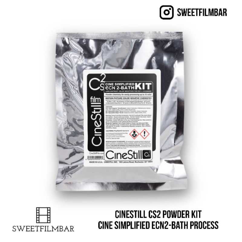 [Photochem ECN2] Cinestill CS2 POWDER KIT SIMPLIFIED ECN2 PROCESS FOR CINE FILM |	Sweet Film Bar