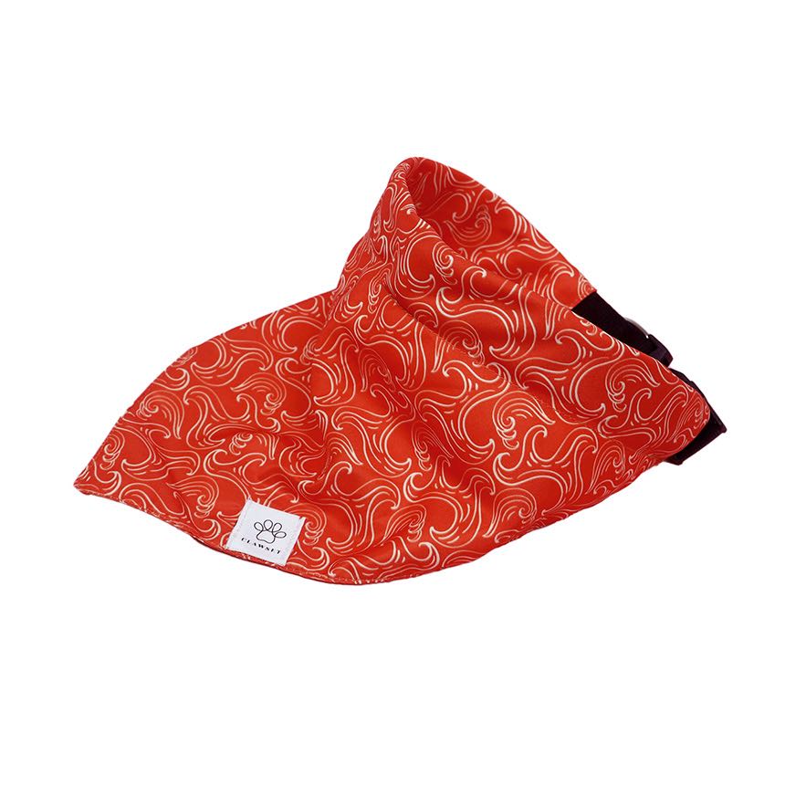 ผ้าพันคอสัตว์เลี้ยงลายคลื่นญี่ปุ่น  S/M/L สีแดง  / Pet scarf ( S/M/L ) Red
