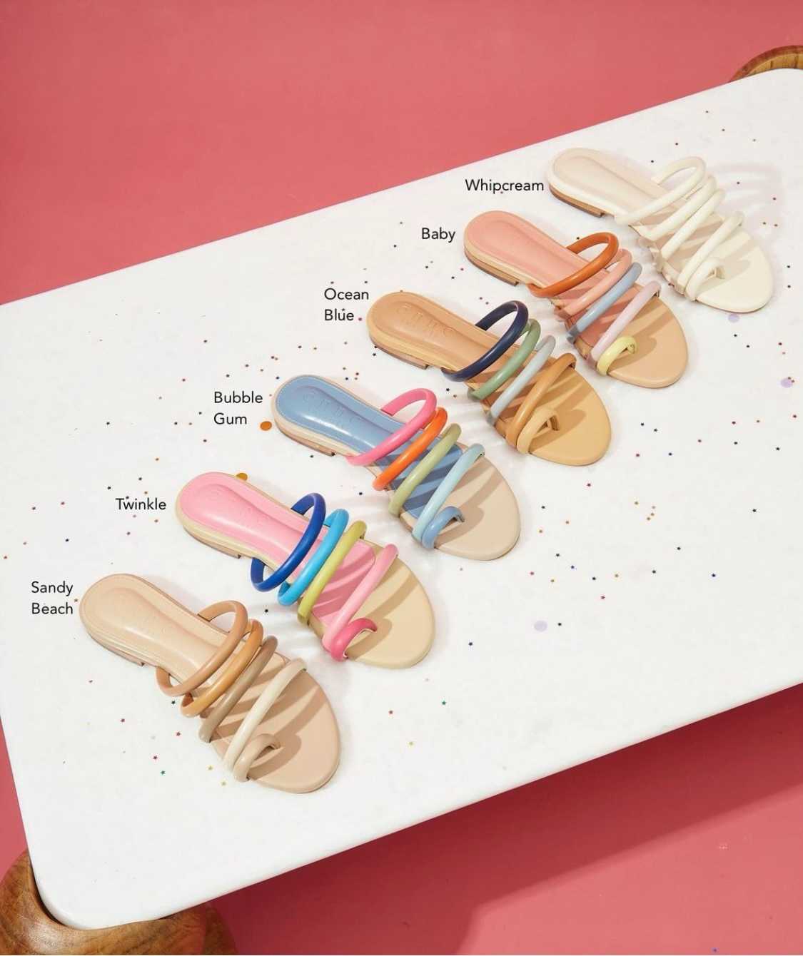 CRAYON SANDALS - available in 6 colors (พร้อมส่ง)