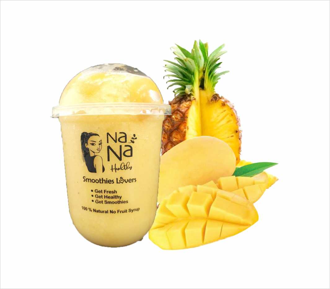 มะม่วง + สับปะรดปั่น / Mango + Pineapple Smoothie