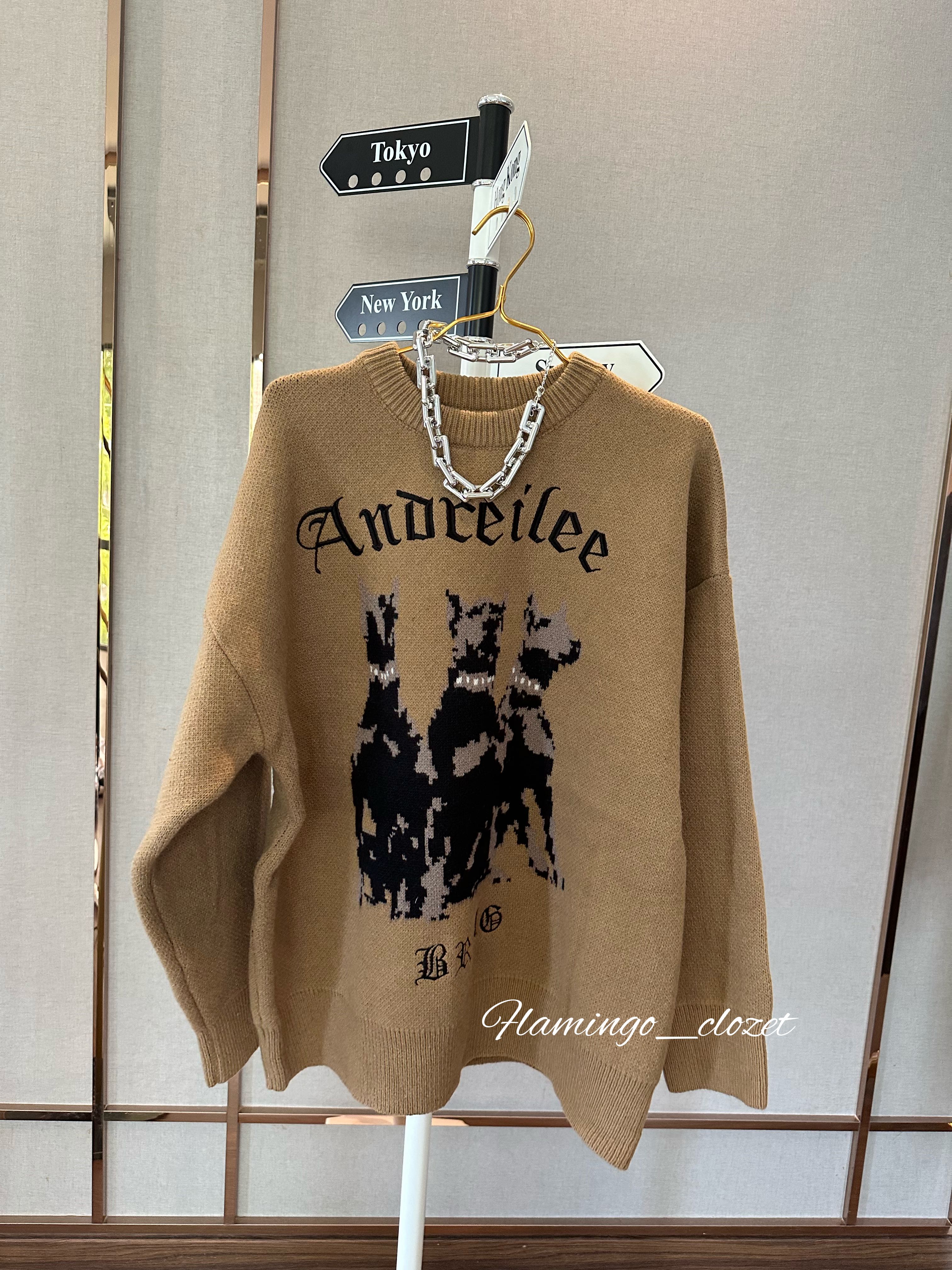 เสื้อกันหนาว 3 Dogs Sweater korea