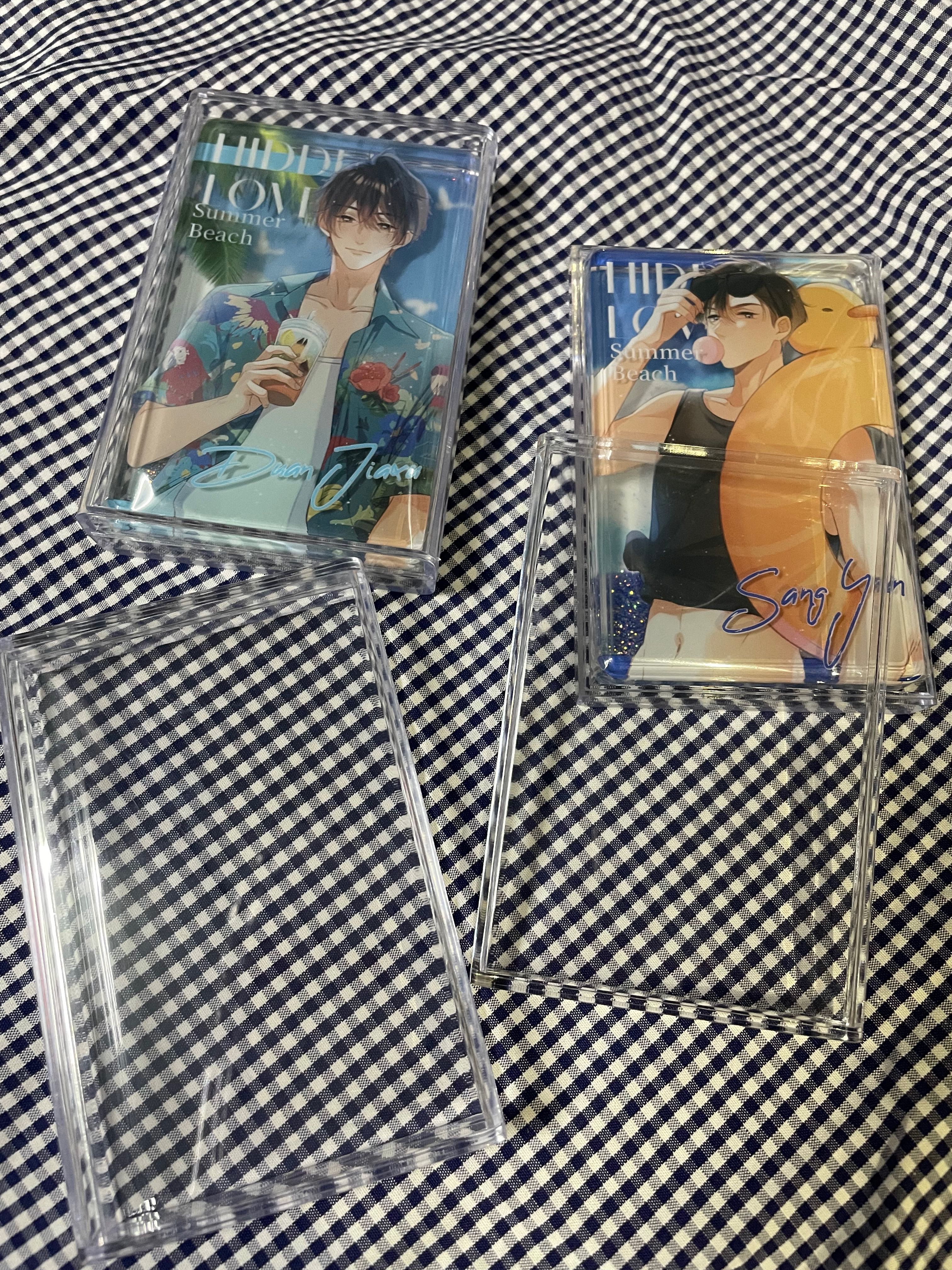 (พร้อมส่ง) กล่องสำหรับใส่ควิกแซนด์/เข็มกลัด/การ์ด