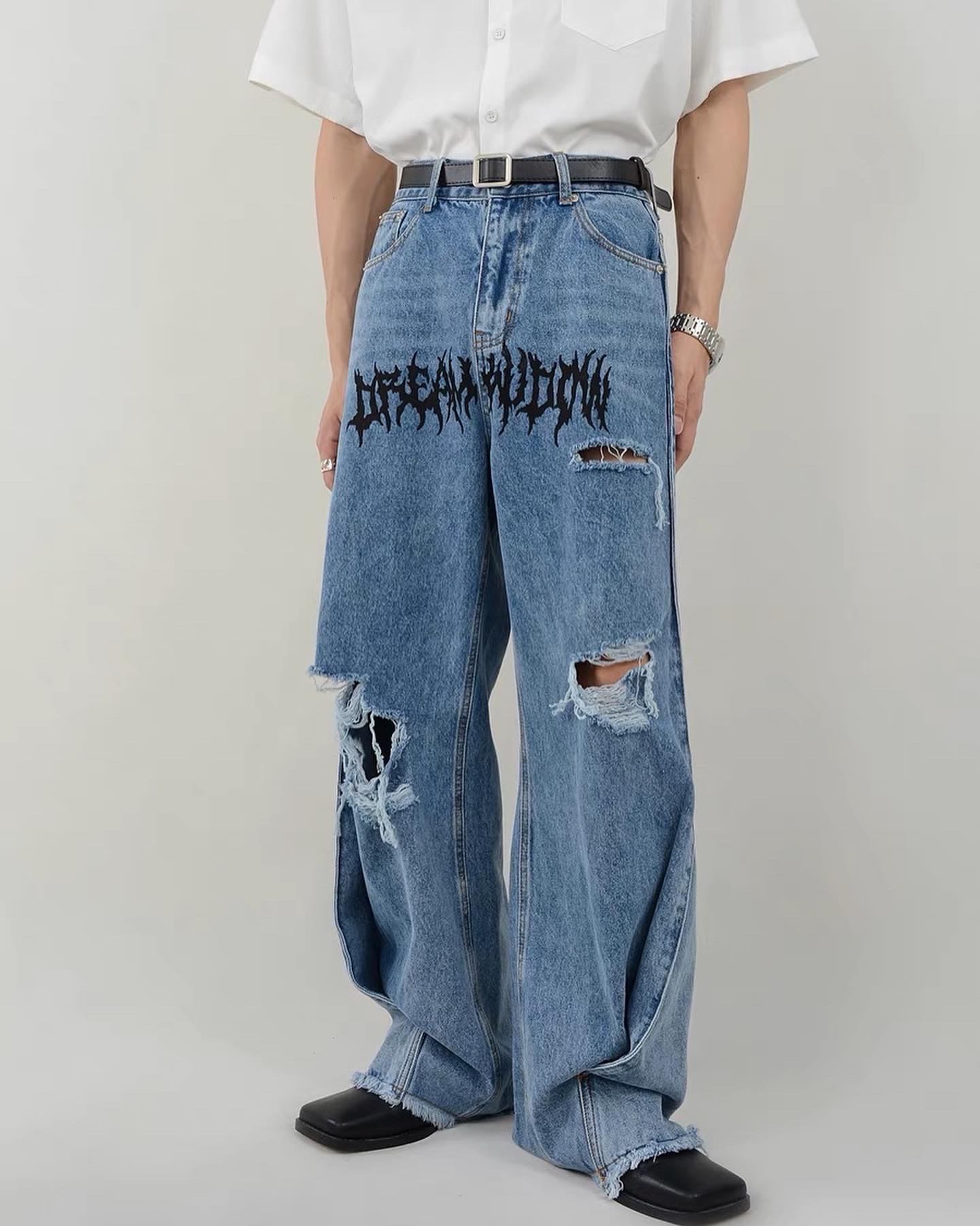 NIGHTMARE JEANS -สียีนส์//พร้อมส่ง