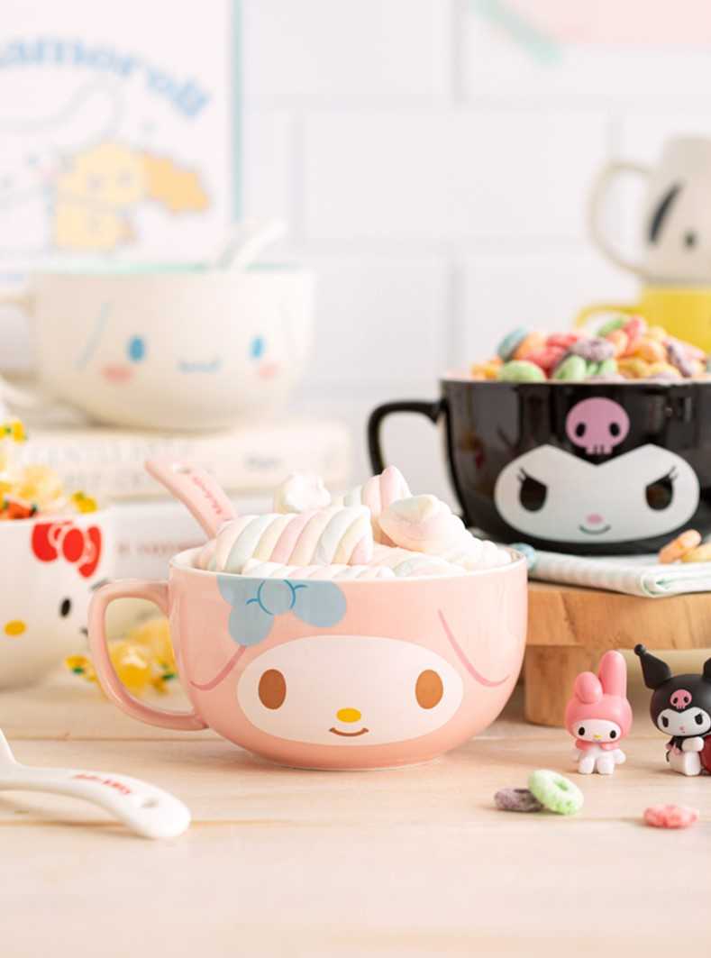 ( พร้อมส่ง ) Sanrio Cereal Bowl Spoon Set ชุดชาม+ช้อน
