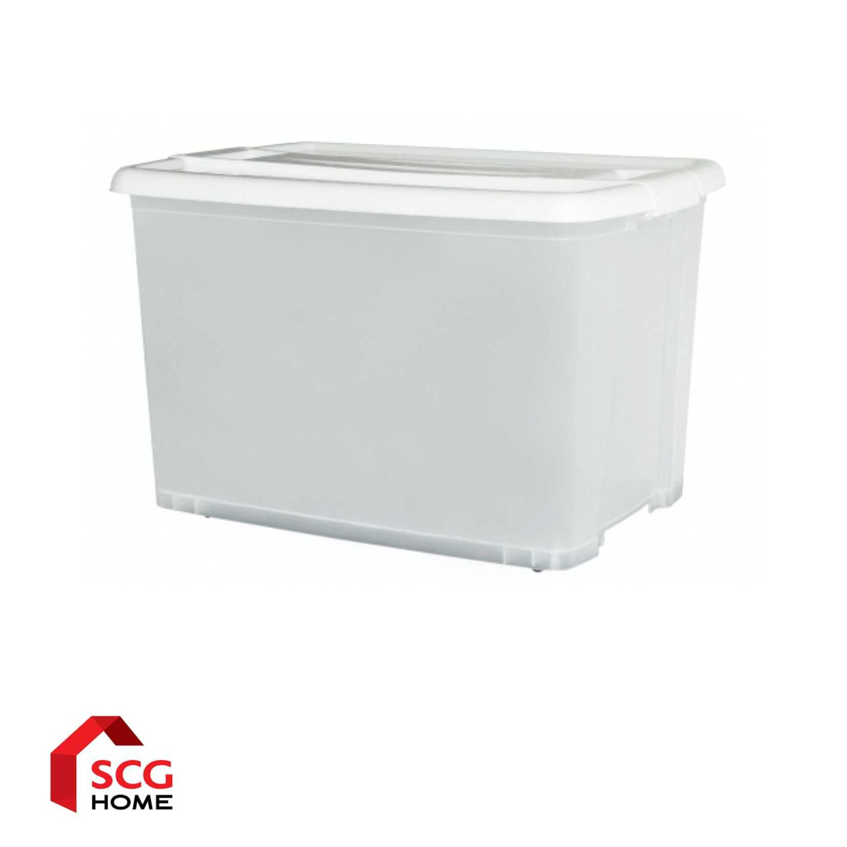 HOME CHOICE กล่องล้อเลื่อน 31L สีขาว (M)