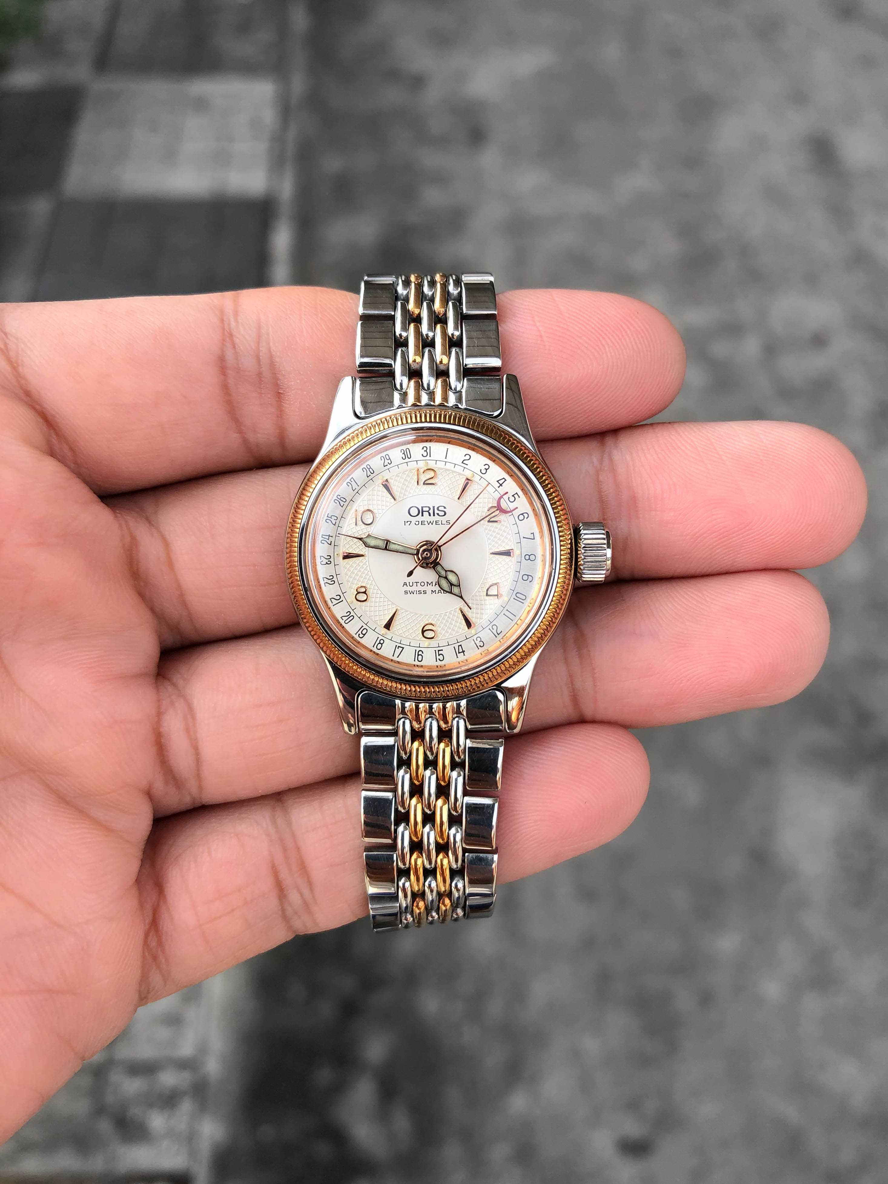 Oris Big Crown Pointer Date Automatic Lady Size 2tone