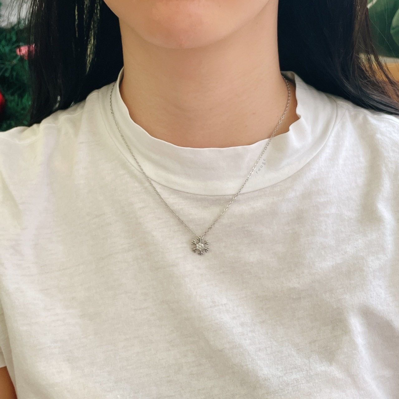 snowflake necklace ☃️❄️ silver 925