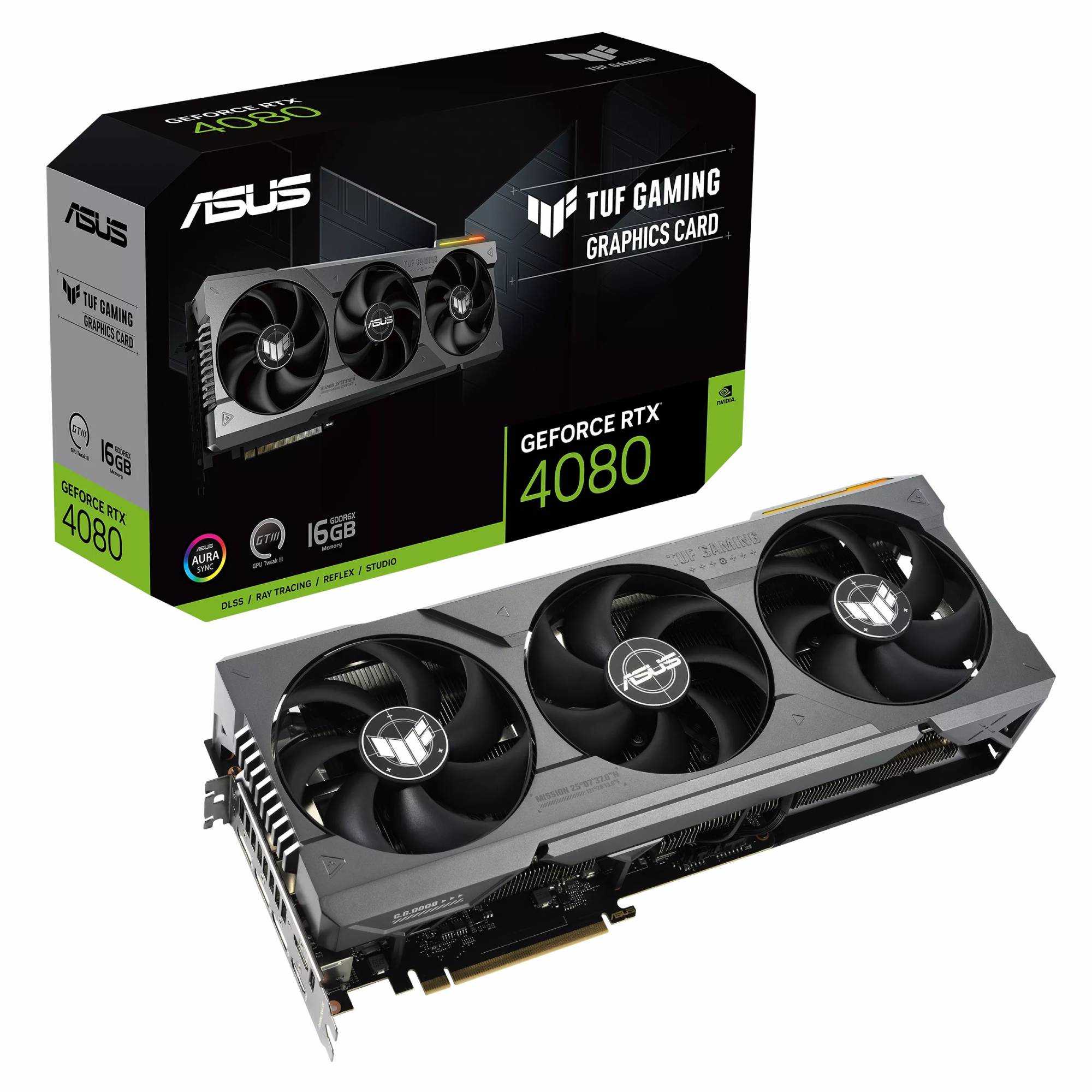 การ์ดจอ VGA ASUS TUF GAMING GEFORCE RTX 4080 - 16GB GDDR6X ประกันศูนย์ 3 ปี