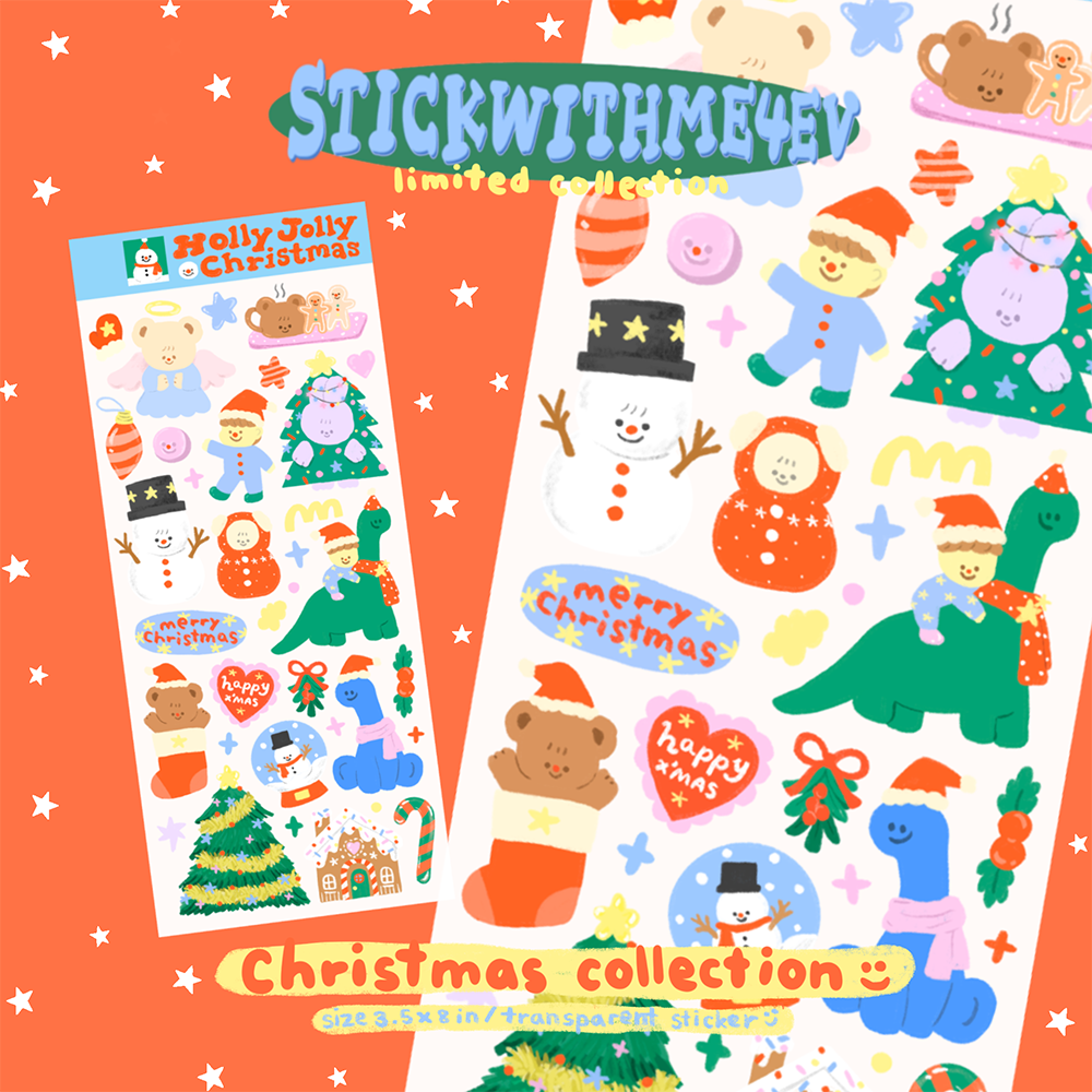 Christmas 2022 Holly jolly christmas sticker