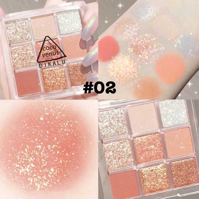 พาเลตอายแชโดว์ 9 สี Dikalu สี 02