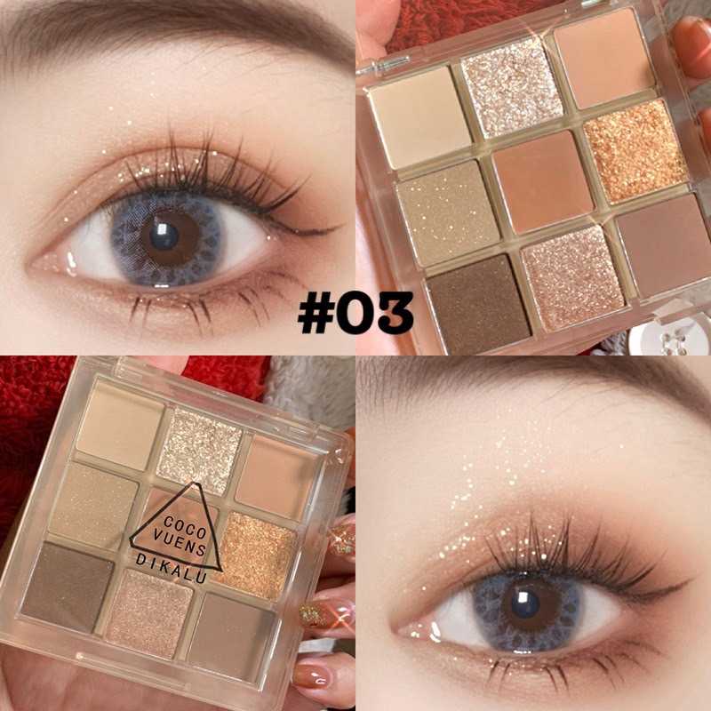 พาเลตอายแชโดว์ 9 สี Dikalu สี 03