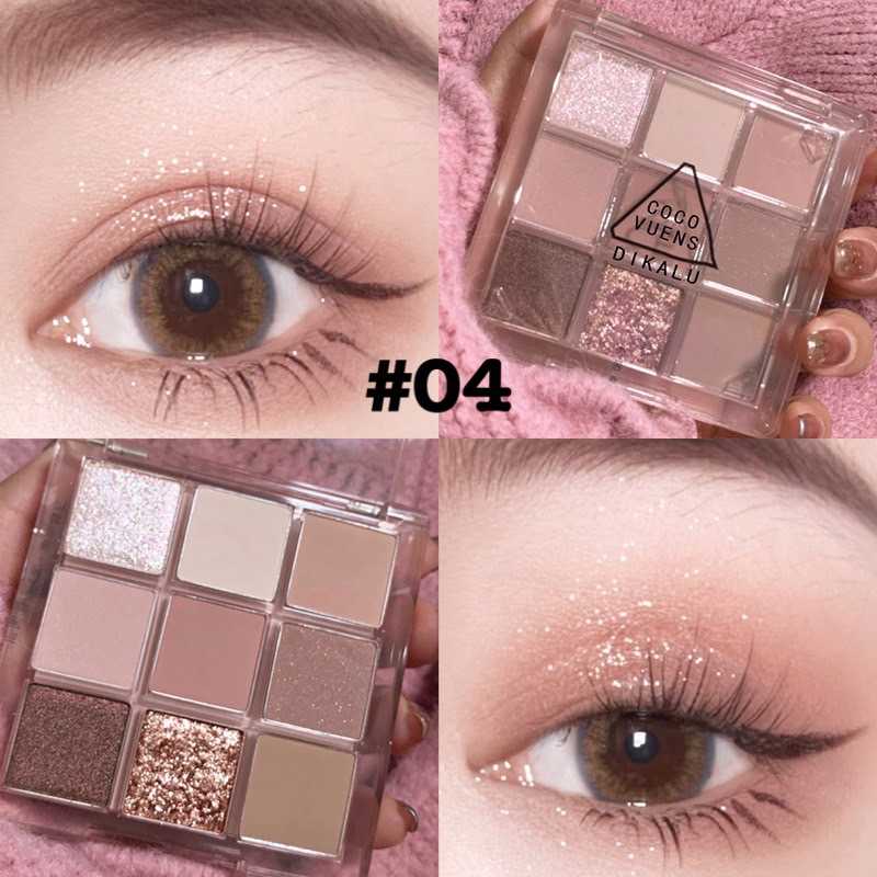 พาเลตอายแชโดว์ 9 สี Dikalu สี 04
