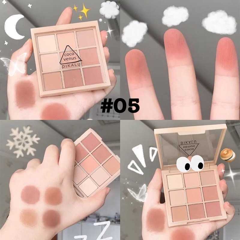 พาเลตอายแชโดว์ 9 สี Dikalu สี 05