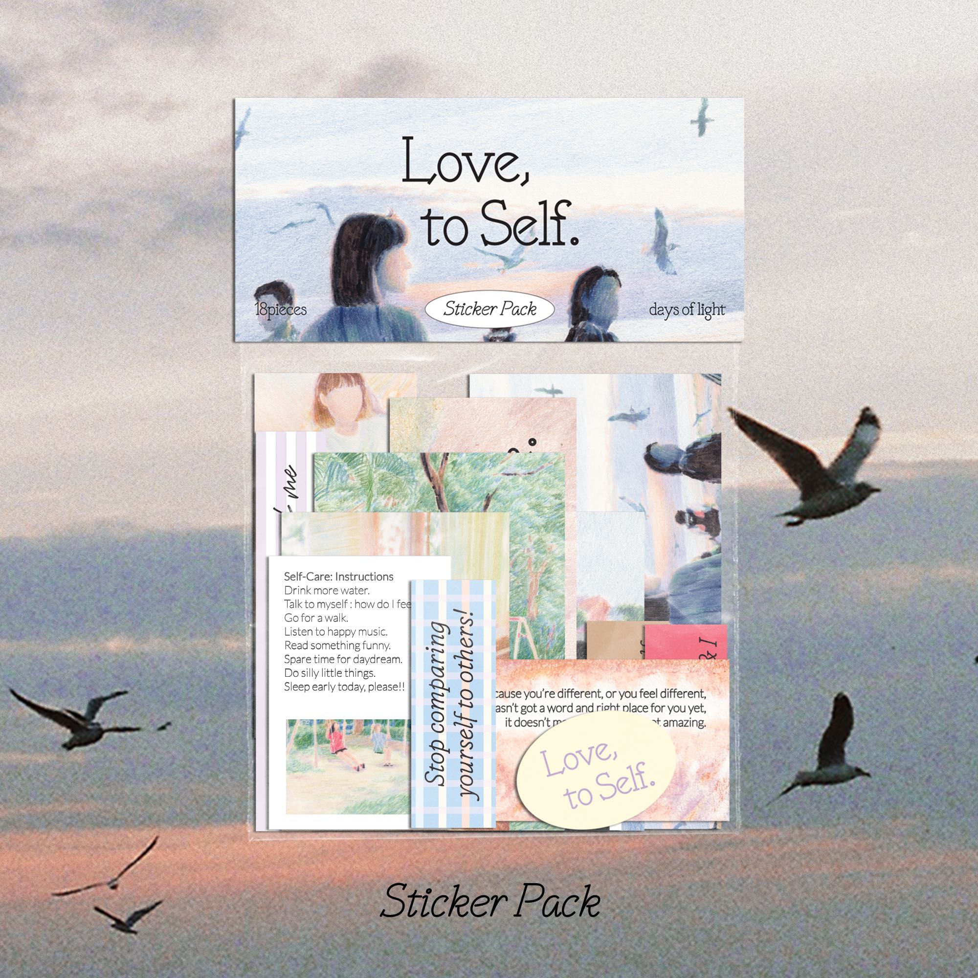 Love, to Self : Sticker Pack