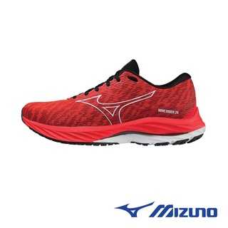 MIZUNO Wave Rider 26 -Red [ M] NEA รองเท้าวิ่ง ผู้ชาย หน้ากว้าง มิตซูโน่ ลิขสิทธิ์ แท้