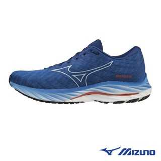 MIZUNO Wave Rider 26 -Blue [ M] NEA รองเท้าวิ่ง ผู้ชาย หน้ากว้าง มิตซูโน่ ลิขสิทธิ์ แท้