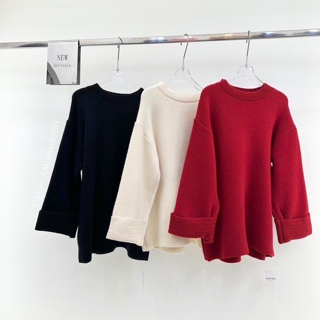 เสื้อไหมพรมทรง oversize knit 